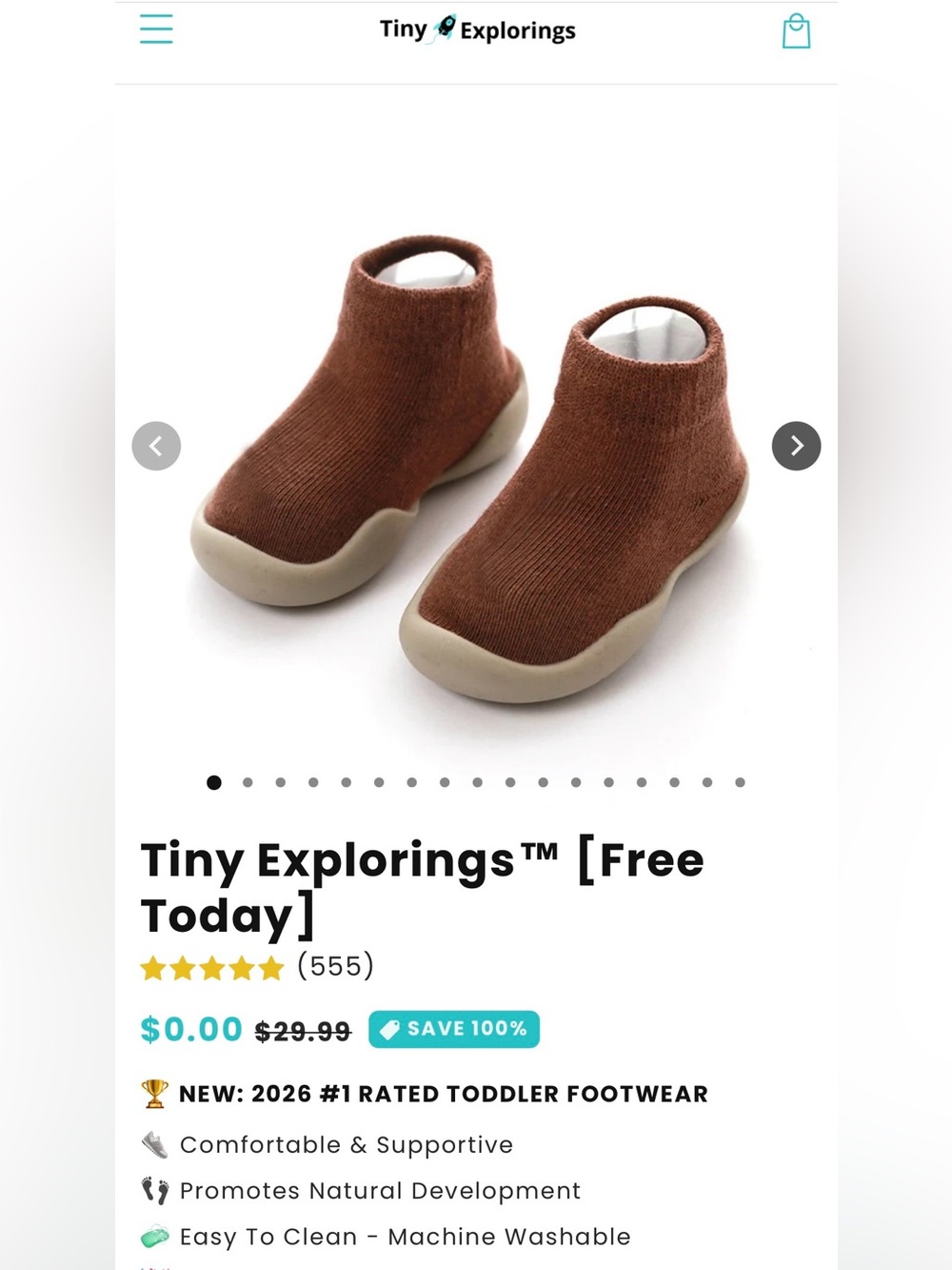 Tiny Explorings NWOT (2 pairs)